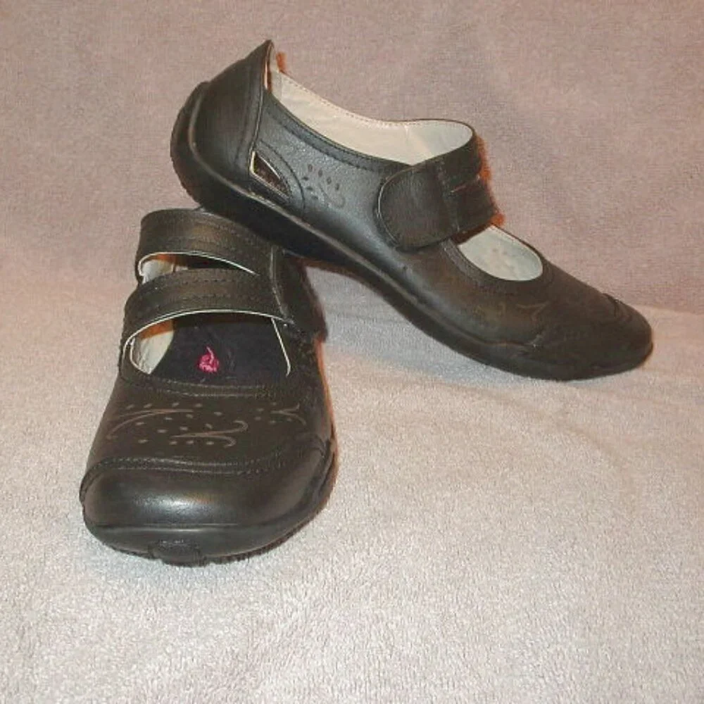 Ros Hommerson Chelsea Mary Jane Shoes Size 9.5 N Leather Comfort Cushion Work